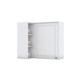 Armário Aéreo 94 Cm 01 Porta Americana Henn Branco Hp
