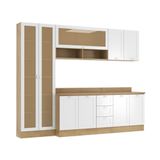 Armário De Cozinha Completo Ditália Denver 5 Pc Rv/br D10