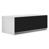 Armário Aéreo Geladeira 70cm Branco/preto