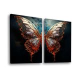 Dupla De Quadros Light Butterfly -- Br Artes