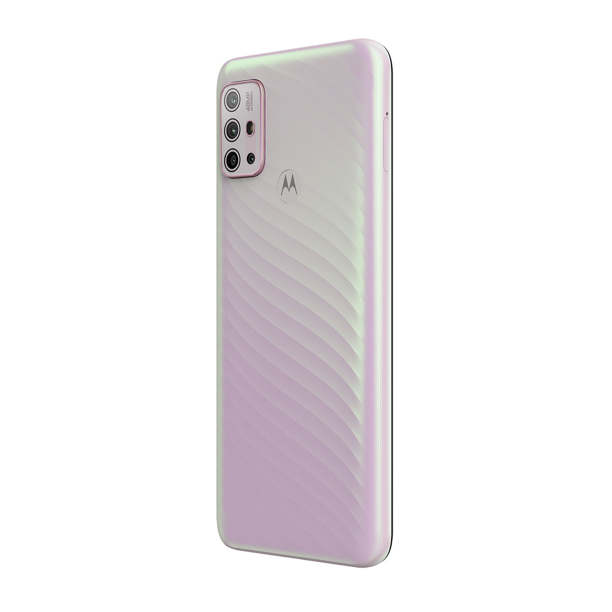 Smartphone Motorola Moto G10 64GB 4G Branco Floral 6,5” 48MP Traseira Direito