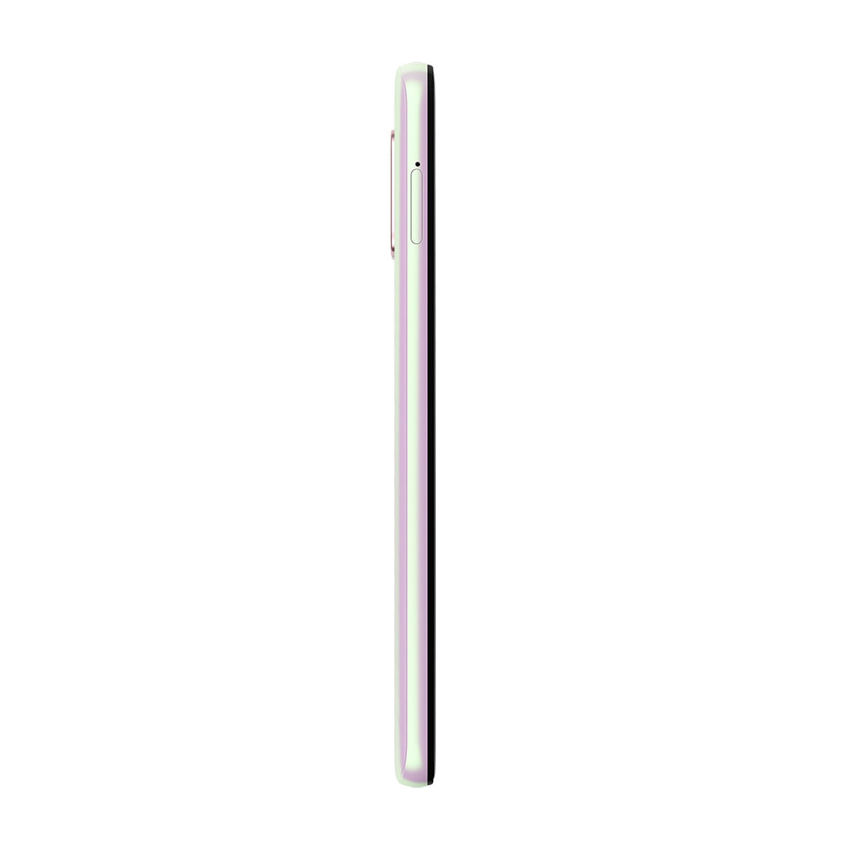 Smartphone Motorola Moto G10 64GB 4G Branco Floral 6,5” 48MP Perfil Direito