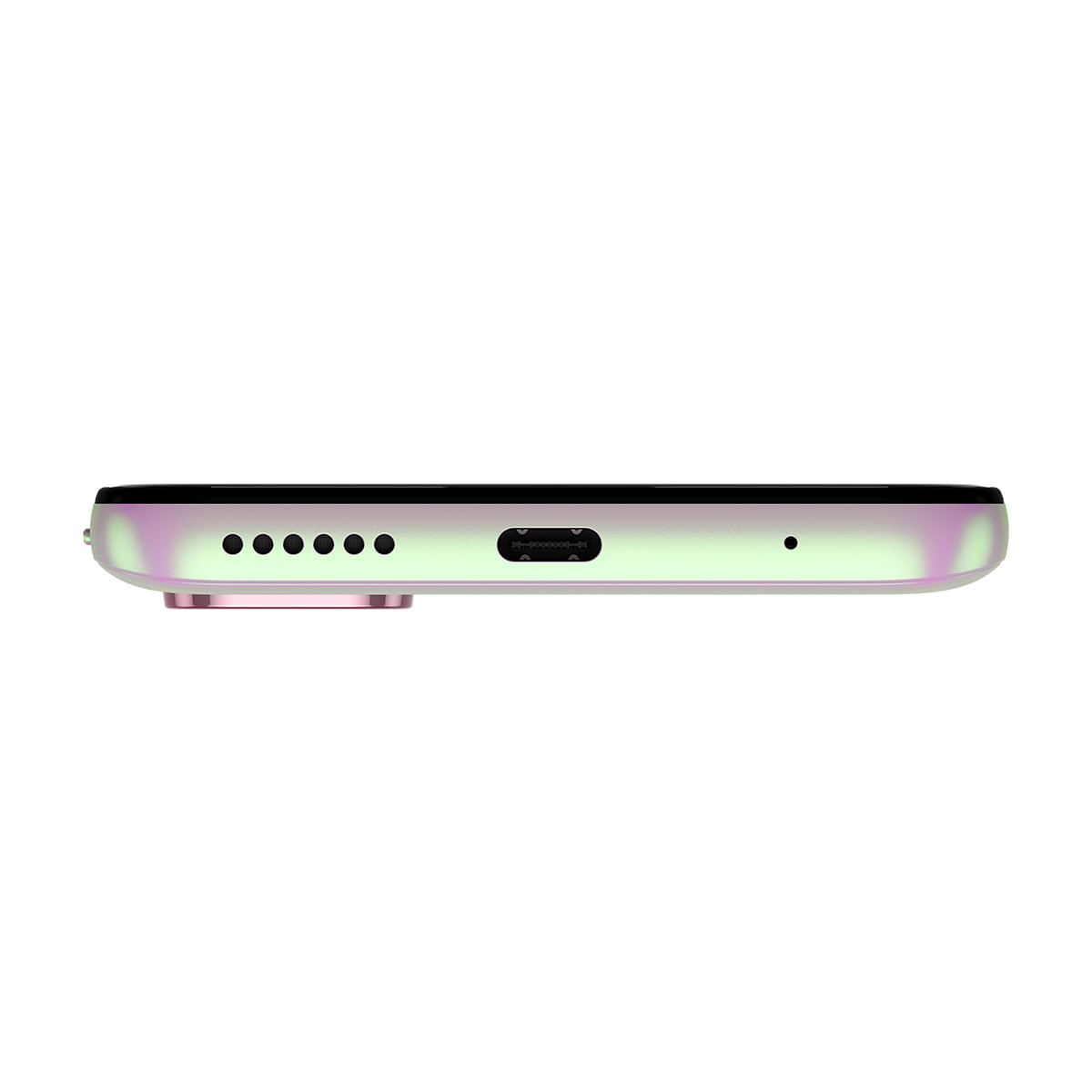 Smartphone Motorola Moto G10 64GB 4G Branco Floral 6,5” 48MP Superior Esquerdo