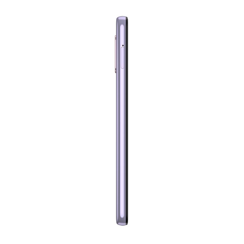 Smartphone Motorola Moto G30 128GB White Lilac 4G Tela 6.5” Câmera Quádrupla 64MP Perfil Direito