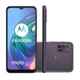 Smartphone Motorola Moto G10 64GB Cinza Aurora 4G Tela 6.5” Câmera Tripla 48MP Selfie 8MP Android 11