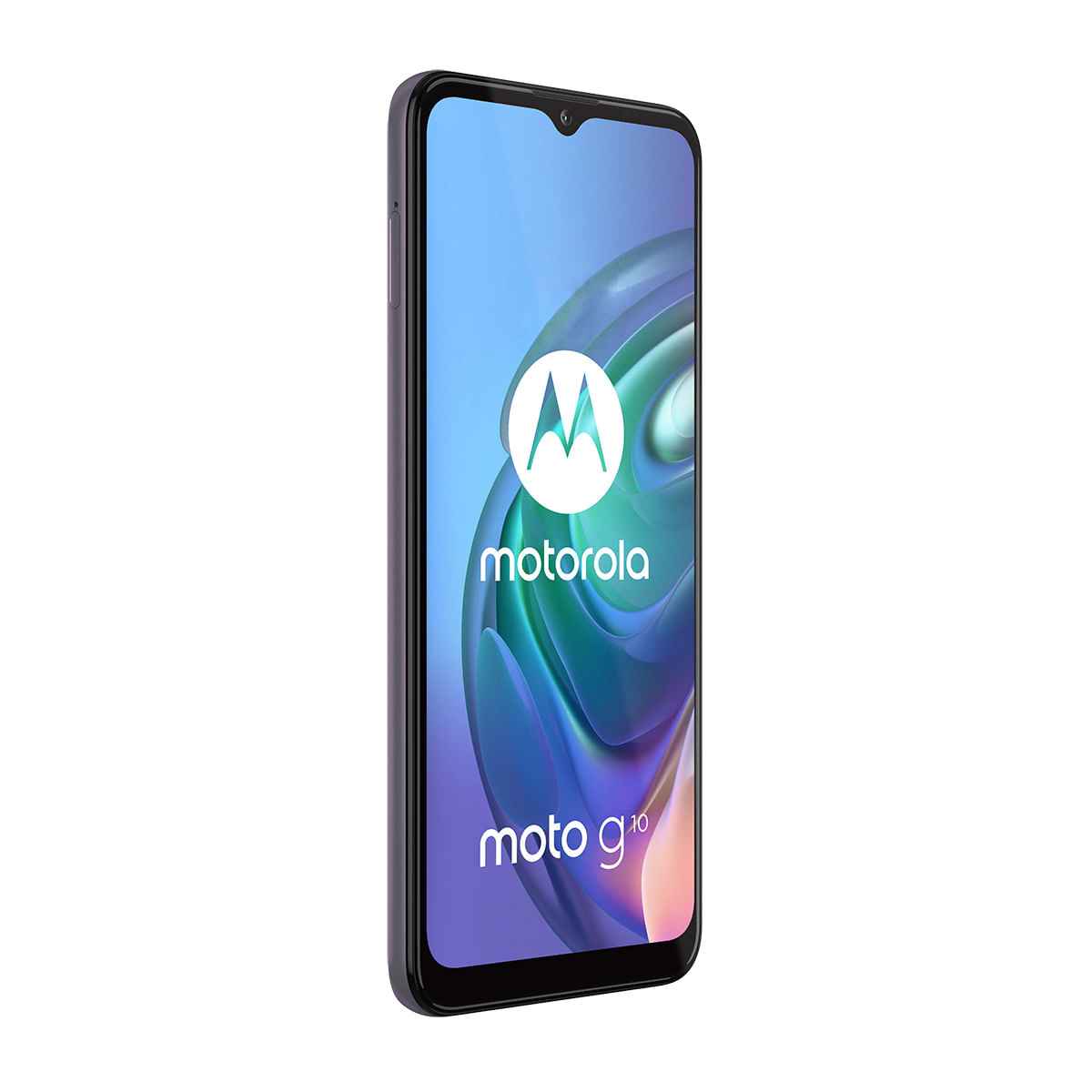 Smartphone Motorola Moto G10 64GB 4G Cinza Aurora 6,5” 48MP Frontal Esquerdo