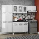 Cozinha De Aço Compacta 3 Peças Rose Cr6101 Branco