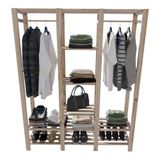 Organizador Prateleira Dupla Arara Resistente Design