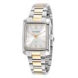 Relógio Mondaine Feminino Quadrado Bicolor