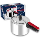 Panela De Pressão Clock Clássica 4,5l Em Alumínio - C2u2j2a1