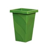 VASO QUADRADO COLUNA PEQUENO VERDE- 13 L