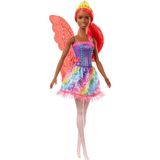 Boneca Barbie Dreamtopia Fada Morena Cabelo Pink