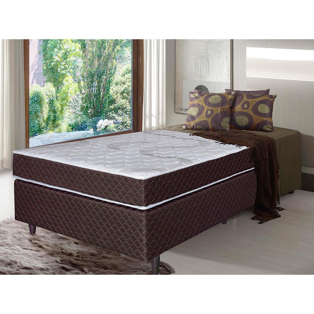 Cama Box Solteiro Umaflex Orleans Com Molas Ensacadas 58x88x188cm