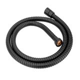 Engate Flexível Mangueira Black/preto Ducha Higiênica 1,20m