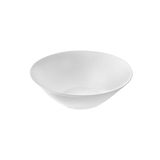 Saladeira De Vidro Opaline Full Branco 27cm
