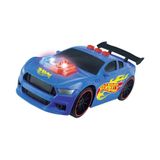 Carrinho Hot Wheels Speed Power Cinza Policia Com Som