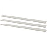 Kit 3 Prateleiras 100 X 15cm Branca Suporte Invisível