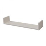 Prateleira U 100 X 20cm Branca Suporte Invisível