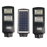 Luminaria Solar Poste Led 120w Parede 2 Und Sensor Movimento