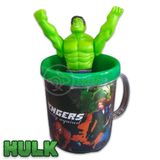 Kit Boneco Hulk Marvel 15 Cm + Caneca Vingadores 350 Ml