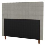 Cabeceira Cama Box Casal Queen Size 160cm Veludo Bege