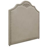 Kit Cabeceira E Calçadeira King 195 Cm Para Cama Box Bege
