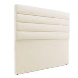 Cabeceira Para Cama Box Queen 160 Cm Veludo Bege