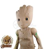 Brinquedo Boneco Vingadores Groot Árvore 27cm Heróis Marvel