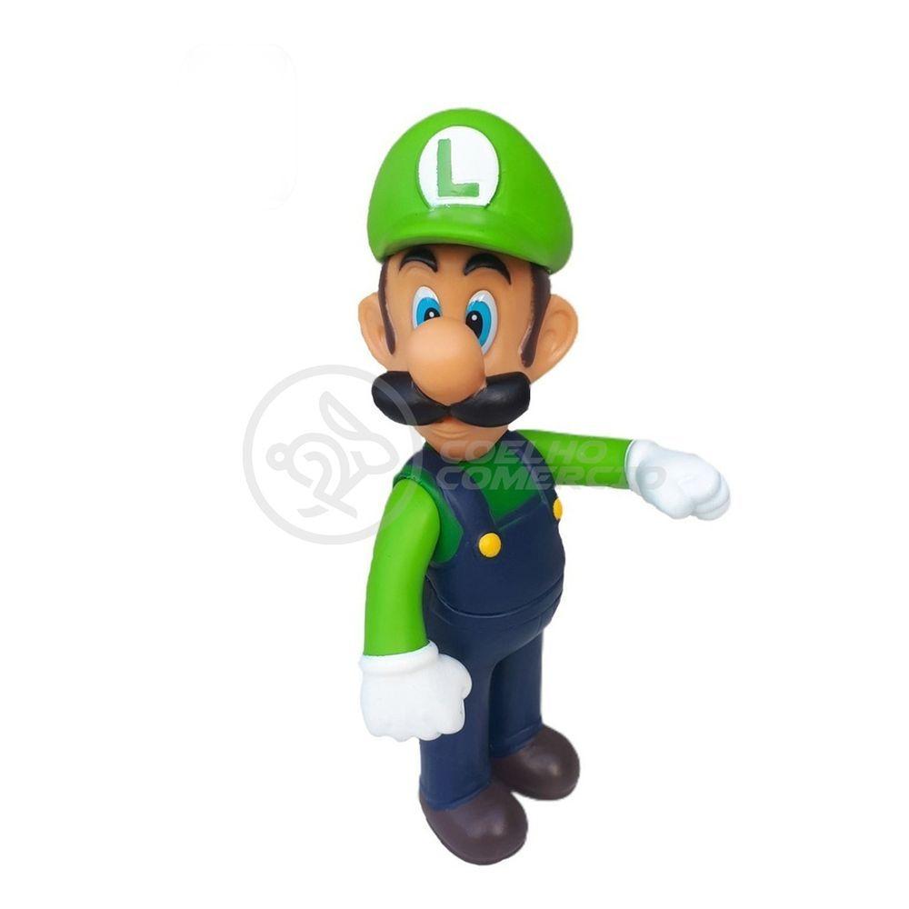 Boneco Luigi Grande Super Size 23cm - Super Mario - Carrefour