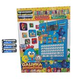 Kit Tablet Infantil Galinha Pintadinha + 3 Pilhas Aa