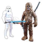 Kit 2 Brinquedo Boneco Infantil Action Figure Star Wars 15cm