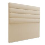Cabeceira Para Cama Box Queen 160 Cm Suede Bege