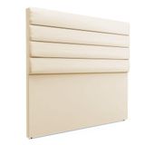 Cabeceira Para Cama Box Casal 140 Cm Corino Bege