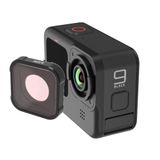 Filtro Lente Para Mergulho Rosa Para Gopro 9 E 10