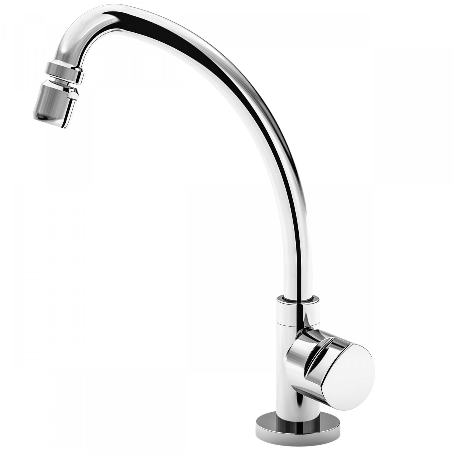 Torneira de Mesa para Cozinha  1156MJ10 1/4 de Volta Japi Cromado