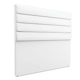 Cabeceira Para Cama Box Casal 140 Cm Corino Branco