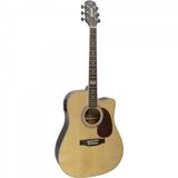 Violao Eletroacustico Dreadnought Folk Cutaway Aco Gf-1d Ceq