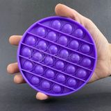 Pop It Circular Anti Stress Estourar Bolha Roxo