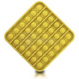 Pop It Quadrado Fidget Toy Anti Stress Ansiedade Amarelo N4