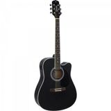 Violao Eletroacustico Dreadnought Aco Gdc-1 Ceq Satin Black