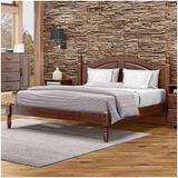 Cama Casal Queen Colchão 158 X 1,98cm Madeira Maciça Pinus