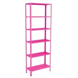 Estante Aço 6 Prateleiras Eaf013 Rosa