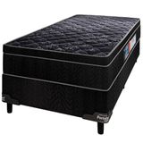 Cama Box de Solteiro Portobel + Colchão de Solteiro Portobel Diplomata Orthopedic com Espuma D-33 65x88x188 cm