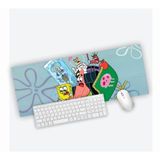 Mouse Pad Grande Gamer Turma Bob Naufrago