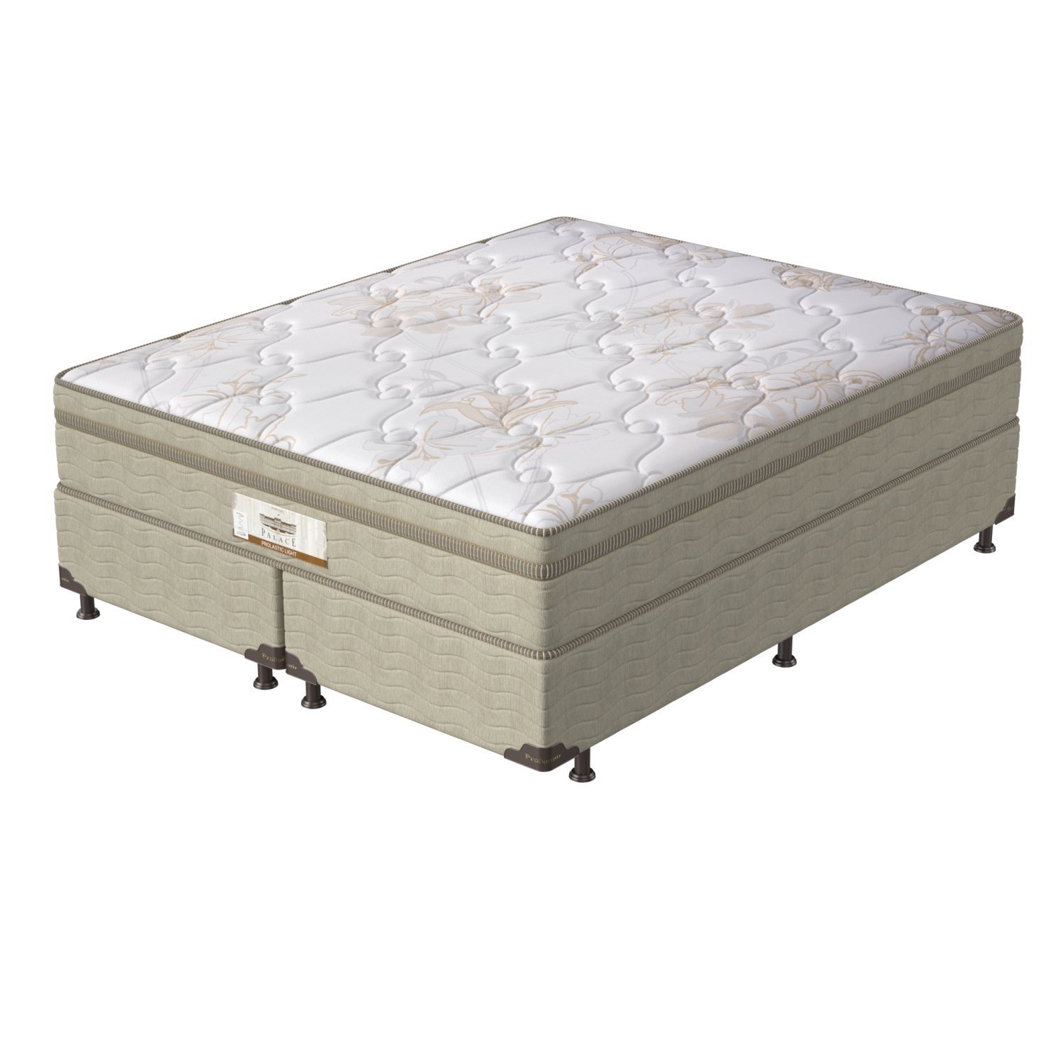 Cama Box Super King Prodormir Molas Ensacadas Cf2 Plw Euro Palace 193x203x58