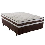 Cama Box Casal Herval Mississipi Com Pillow Top E Molas Maxpring 64x138x188cm