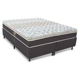 Cama Box King Size Castor Sleep Class Hibrido Com Molas Ensacadas