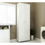 Armário Para Lavanderia 02 Portas Multiuso Am3101 Branco