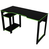 Mesa Para Computador Gamer Me4152 Preto Verde Preto Verde