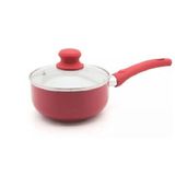 Panela Alum. C/ Revest. Cerâmico 20 Cm Cor Vermelho